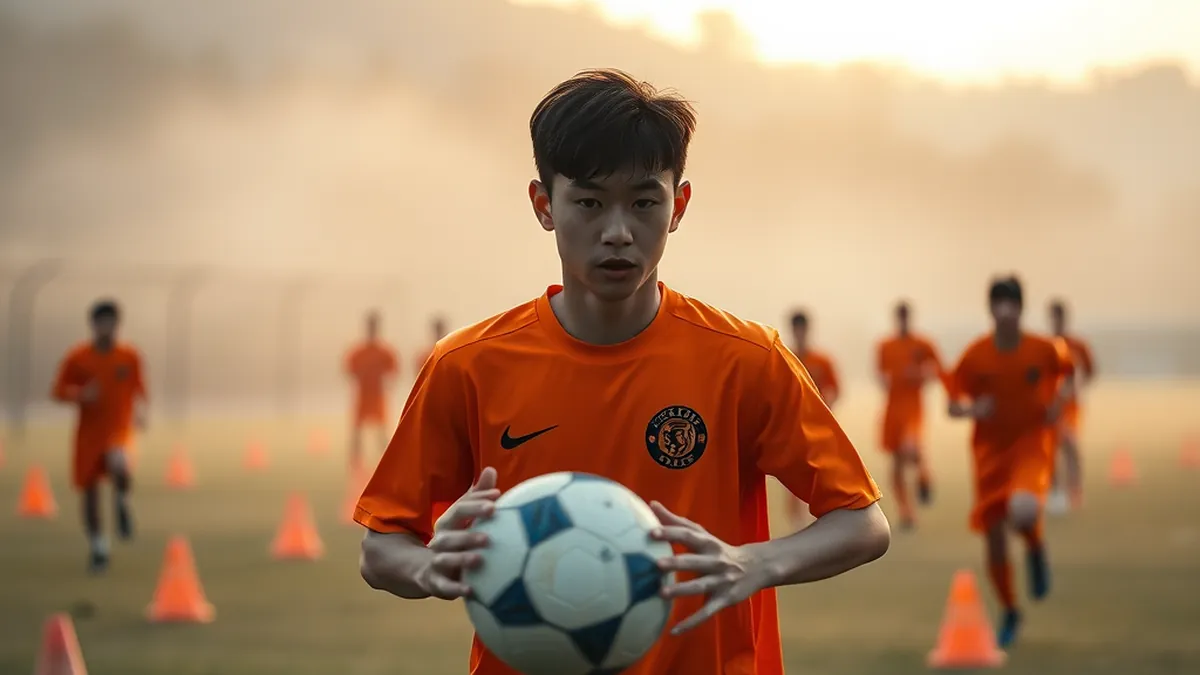 Shandong Taishan's Fu Zhenhao: Rising Star of the Midfield